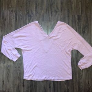 Oversized cross back sweater